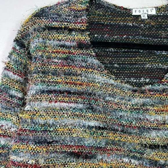 Focus Women's Multi-Colored Sweater Size XL - Picture 2 of 6